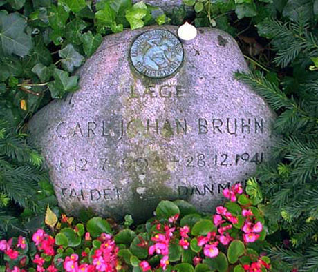 Carl Johan Bruhns gravsted