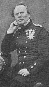 Admiral van Dokum - chef for den danske Østersøeskadre i Krigen i 1864.