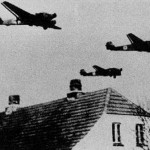 Tyske Ju 52 transportfly over Danmark, om morgenen den 9. april 1940