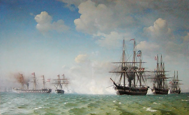Slaget ved Helgoland 9. maj 1864. Krigen i 1864