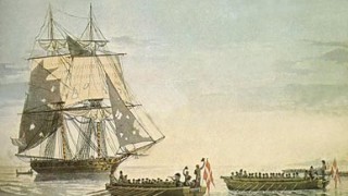 The brig Tickler surrenders to Danish gunboats June 3rd 1808