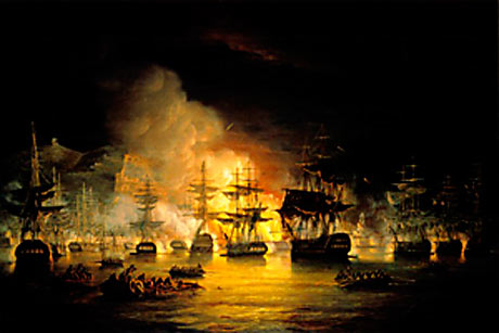 Engelsk bombardement af Algier 1816. (fra Wikipedia)
