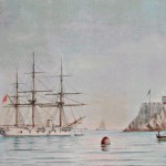 The Cruiser FYEN (painting by Hans Peter Holm)
