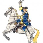 Slesvig-Holstein-Gottorp kavalerist - Von der Osten kavaleriregiment