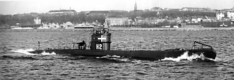 HAVFRUEN til søs i 1941 eller 1942. (foto: Niels Erik Hansen)