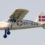 Civil KZ III. OY-DZA var et af de fire fly som Zonen brugte til ambulance flyvninger. (foto: Gert Laursen)