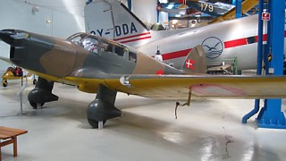 Flyvevåbnets Percival Proctor på Teknisk Museum i Helsingør