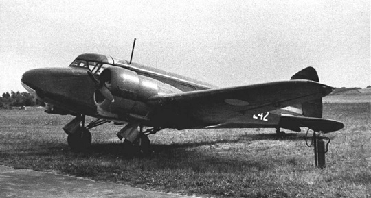 Airspeed Oxford nr. 242 i 1952 