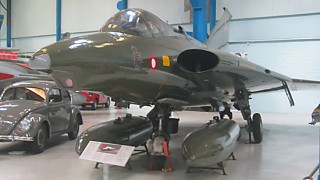 Saab F35 Draken på Teknisk Museum i Helsingør (foto: Gert Laursen)
