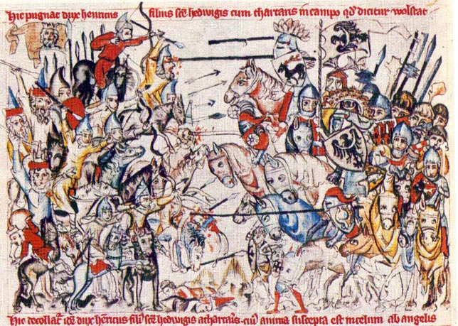 I 1241, hvor et felttog ind i Novgorods interessesfære fandt sted - også med dansk deltagelse - var hovedparten af ridderne fra Den Tyske Orden beskæftiget med at beskytte ordenens egne kerneområder nær Polen, foruden resten af Europa, mod truslen fra mongolerne, som tilsyneladende var militært uovervindelige. Slaget ved Legnica i Polen den 9. april 1241 mellem en blandet polsk-tysk-tjekkisk hær og en mongolsk hær under Djengis Khans barnebarn, Orda Khan, endte også med mongolsk sejr, og den europæiske hærførers, Henrik den 2.’s død. 
