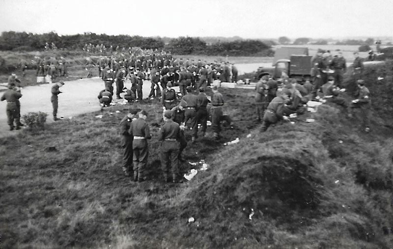 Den slesvigske flyvestation Jagel, hvor mange af de danske soldater under øvelsen slog lejr. 