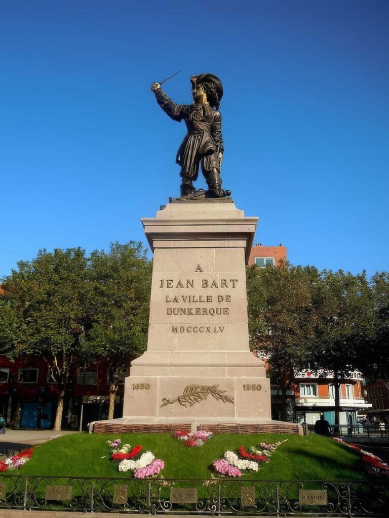 Statue af Jean Bart i Dunkerque